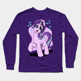 Starlight with Headphones Long Sleeve T-Shirt